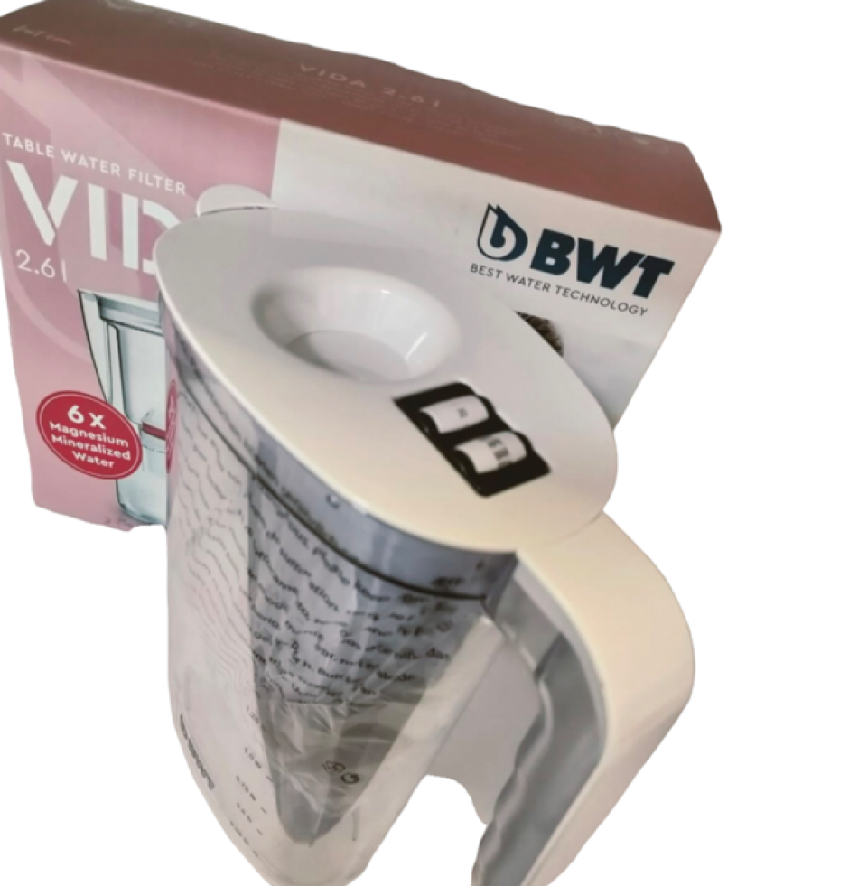 Bwt Caraffa Filtrante + Vida Halbjahrespac 6 Filtri Bianco